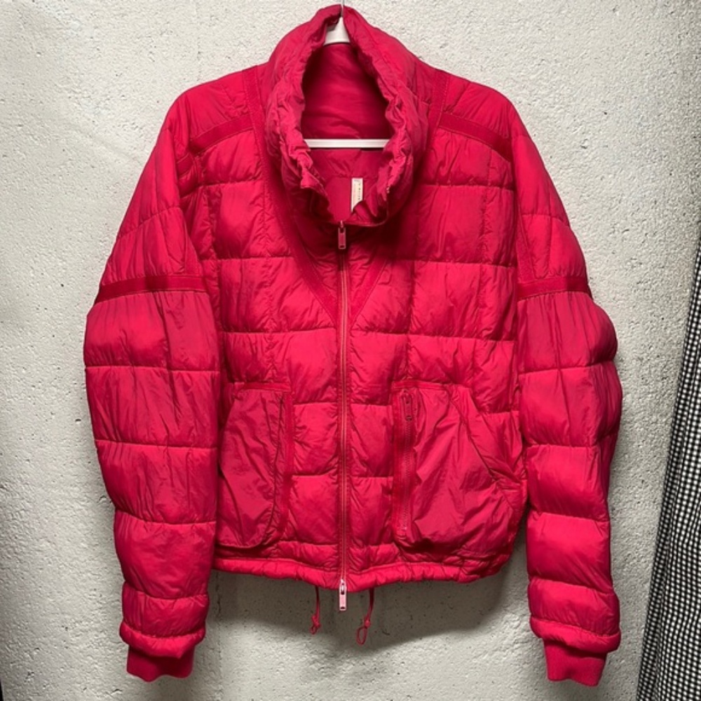 FP Movement Packable Puffer Jacket Hidden Pouch Pocket L